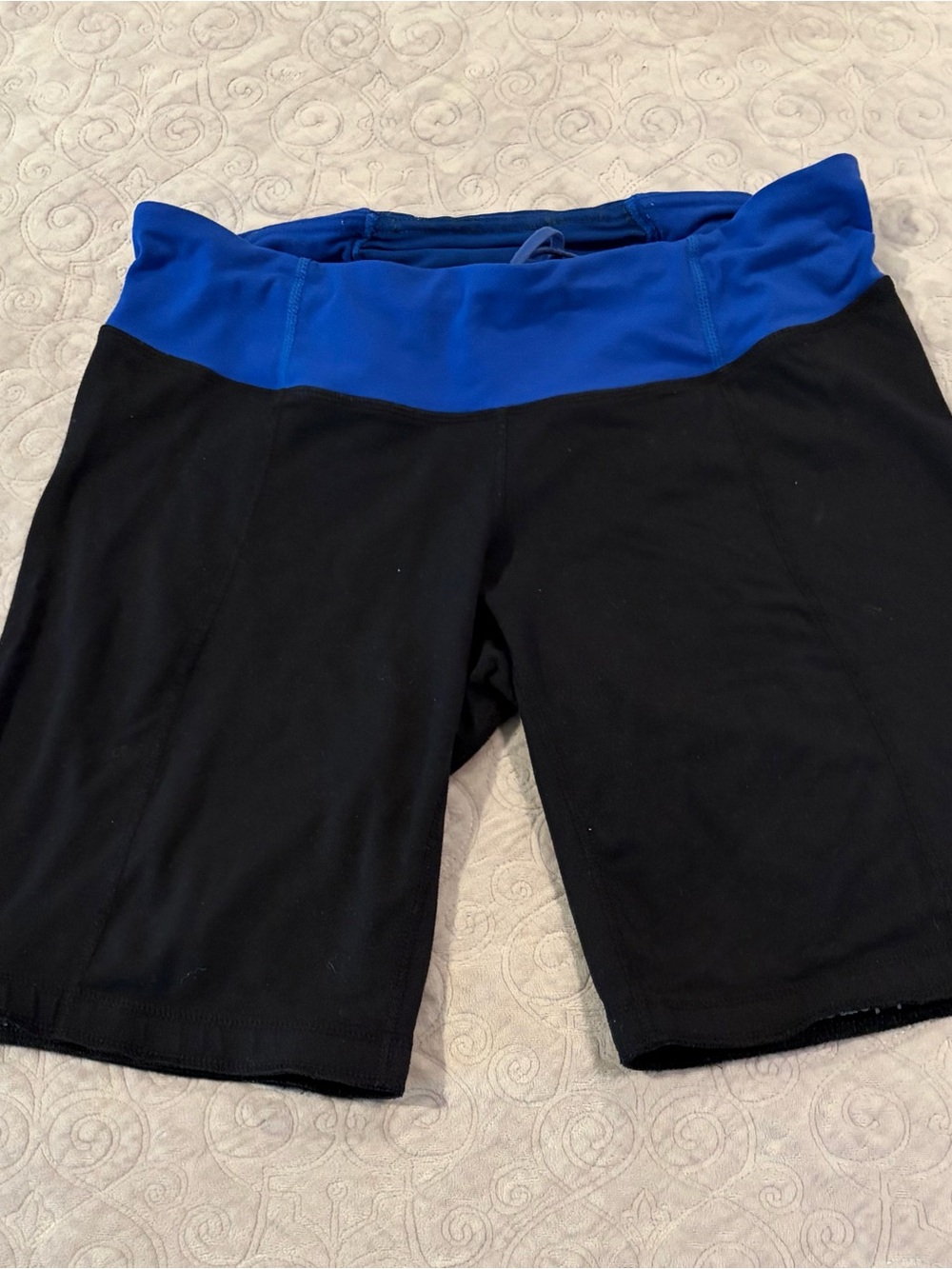 lululemon athletica shorts with Royal Blue Waistband